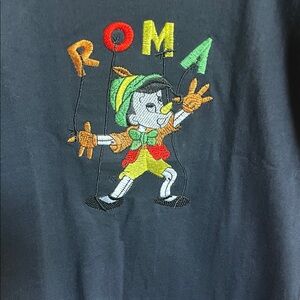 Italian Navy Pinocchio Embroidered T-Shirt Size 3T